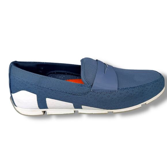 Swims Breeze Penny Loafer Mens Size 9 Blue Grey Hybrid Sneaker Water Resistant